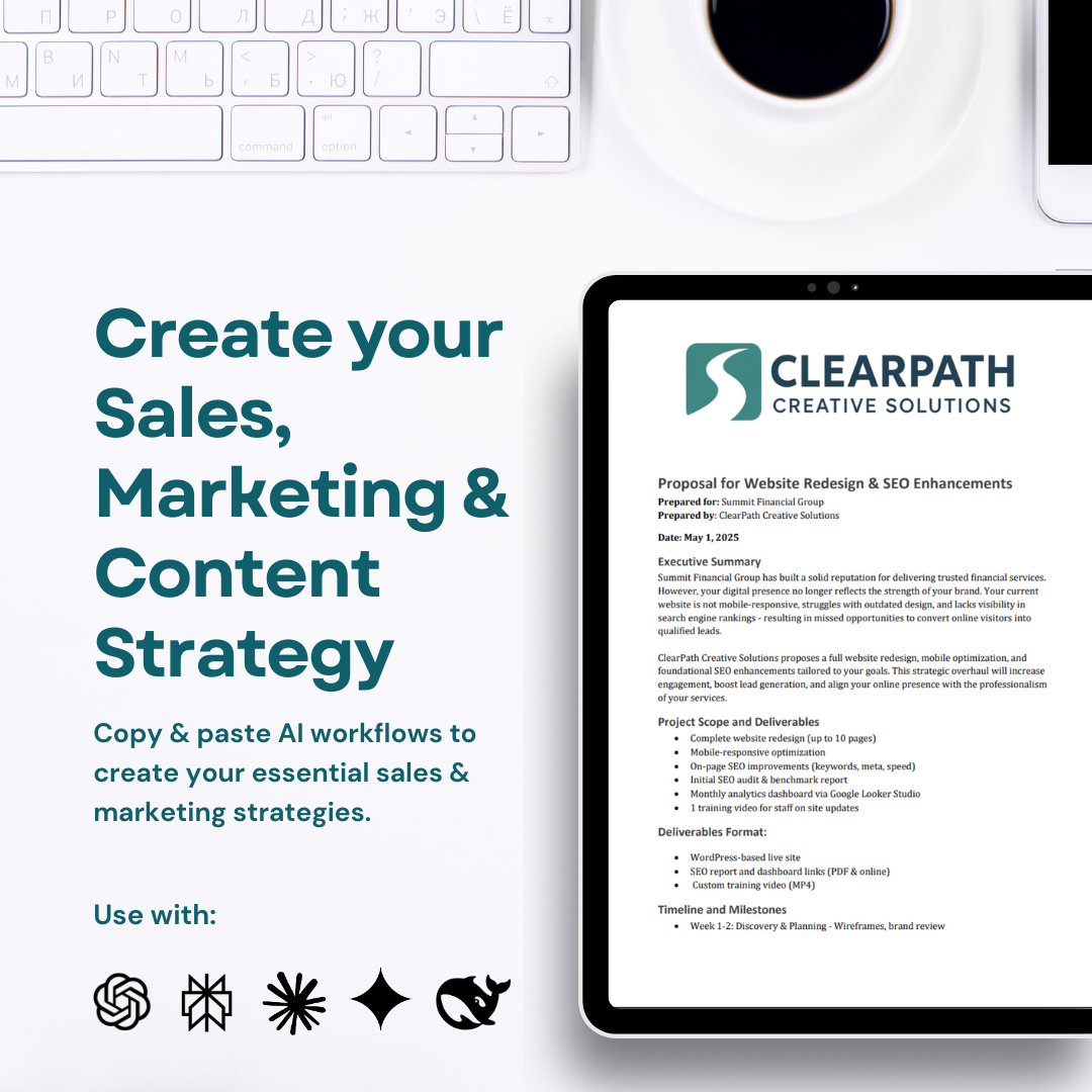Create your Sales and Marketing strategy